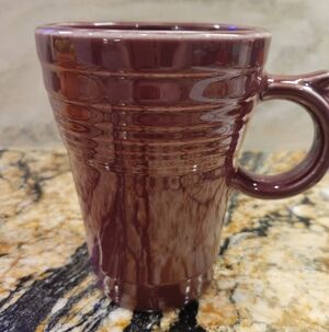 Fiesta Latte Mug Claret